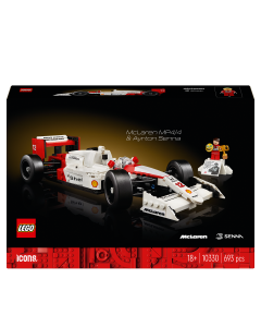 LEGO 10330 Icons McLaren MP4/4 & Ayrton Senna Car Set for Adults