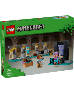 LEGO 21252 Minecraft The Armoury Toy with Character Figures