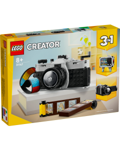 LEGO 31147 Creator 3in1 Retro Camera Toy for Girls and Boys