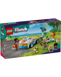 LEGO 42609 Friends Electric Car and Charger Vehicle Toy Set