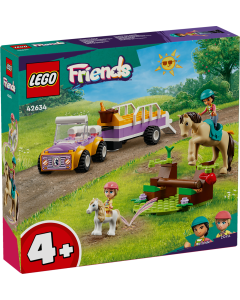 LEGO 42634 Friends Horse and Pony Trailer Animal Toys Set