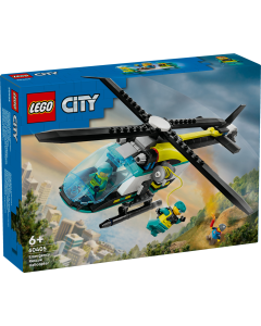 LEGO 60405 City Emergency Rescue Helicopter Toy Vehicle