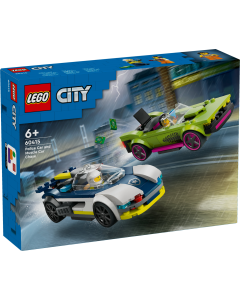 LEGO 60415 City Police Car and Muscle Car Chase Building Toy