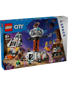 LEGO 60434 City Space Base and Rocket Launchpad Toy Playset