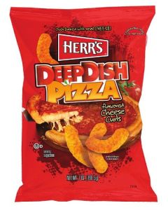 Herrs Deep Dish Pizza Curls Large (198g) Bag