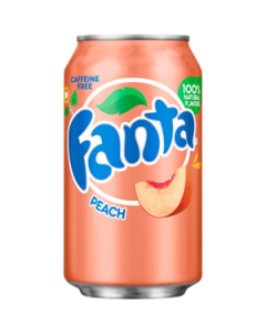 Fanta Peach Soda Cans 12oz (355ml)