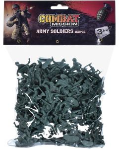 Kandy Toys TY5323 160 Piece Bag of Plastic Toy Soldiers