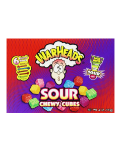 Warheads Sour Chewy Cubes 113g