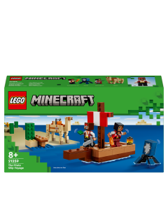 LEGO 21259 Minecraft The Pirate Ship Voyage Building Toy Set