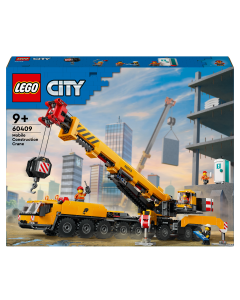 LEGO 60409 City Yellow Mobile Construction Crane Toy Set
