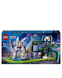 LEGO 60421 City Robot World Roller-Coaster Park Creative Building Toy
