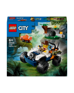 LEGO 60424 City Jungle Explorer ATV Red Panda Mission Set